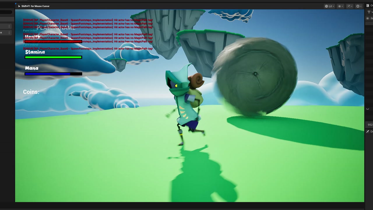 HUD bar chunk effects