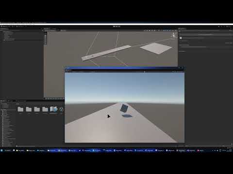 Unity prototype game view