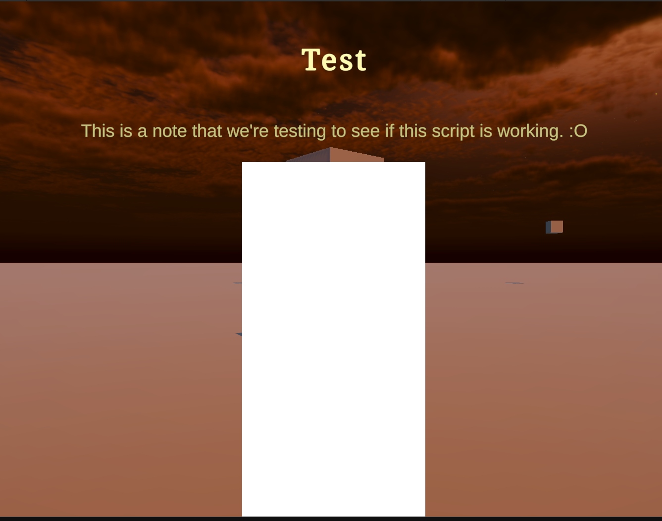 Note UI typewriter test