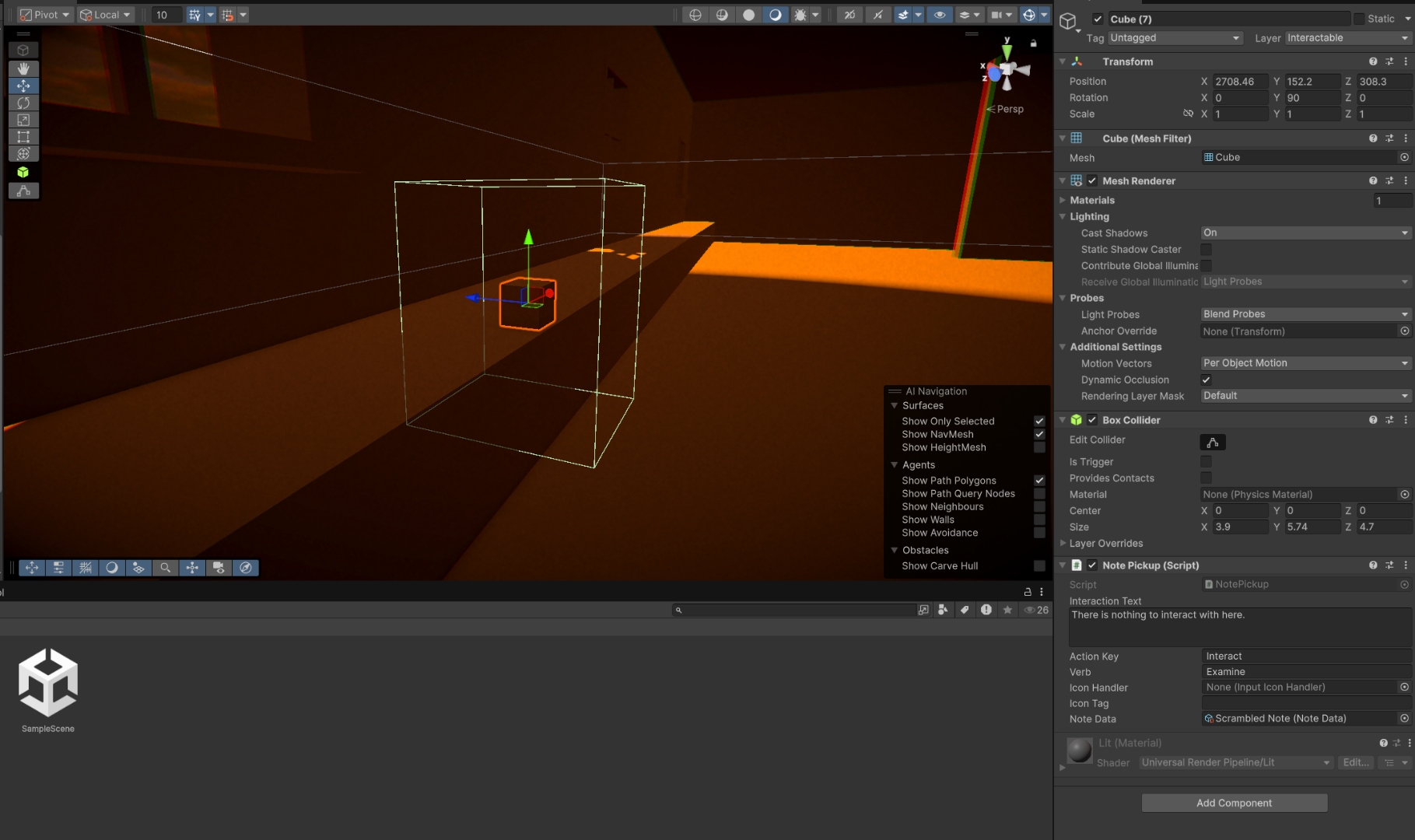 Aerial NavMesh view