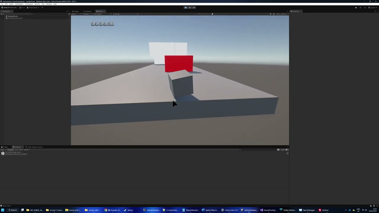 Game Prototype 2 development video