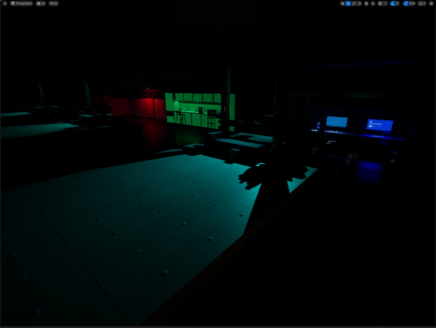 Level blockout mesh