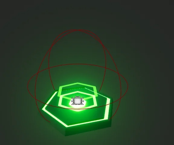 Green hexagon sensor
