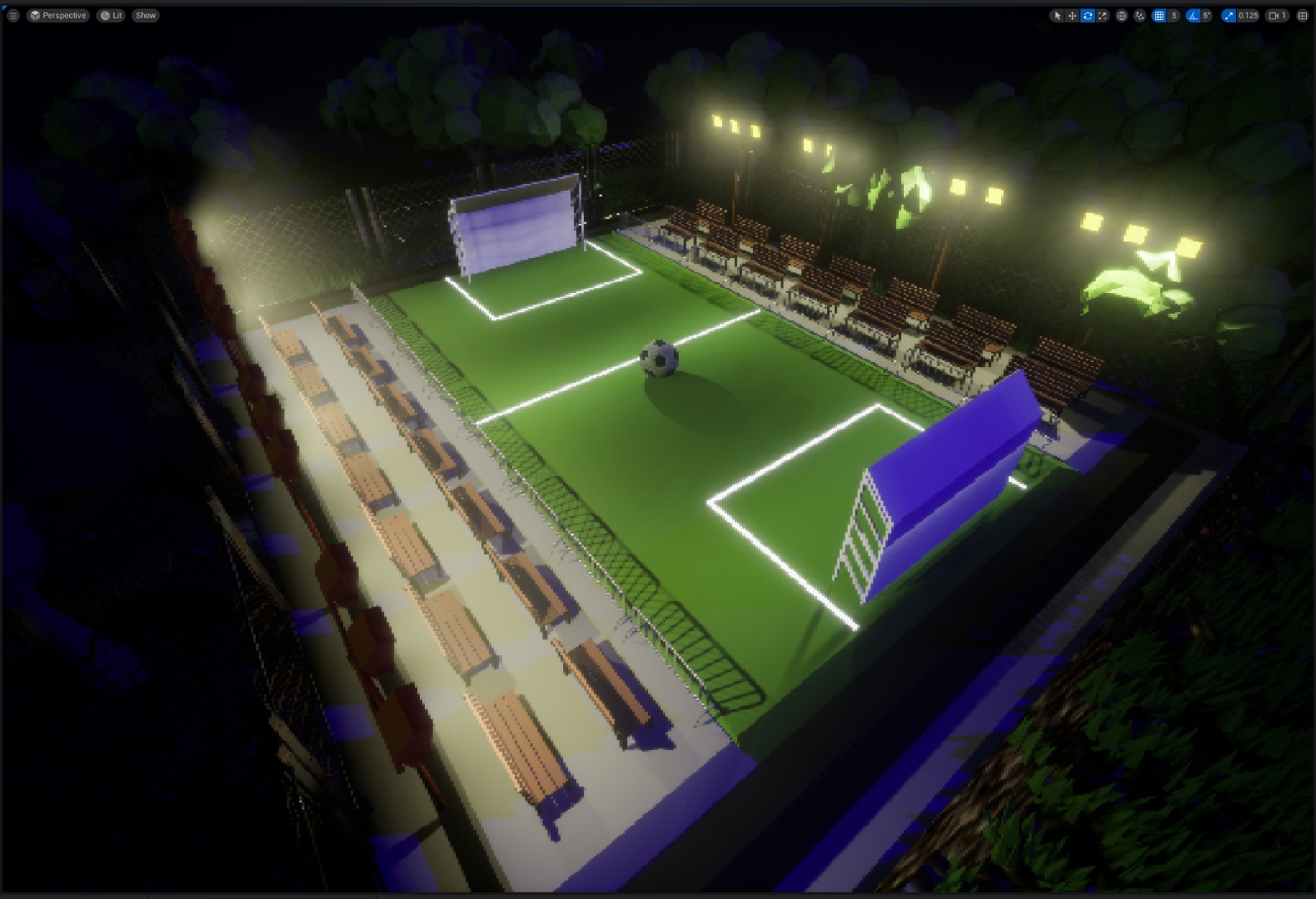 Football stadium
