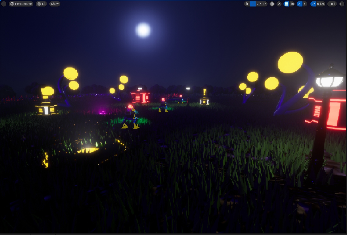 Open world lamps