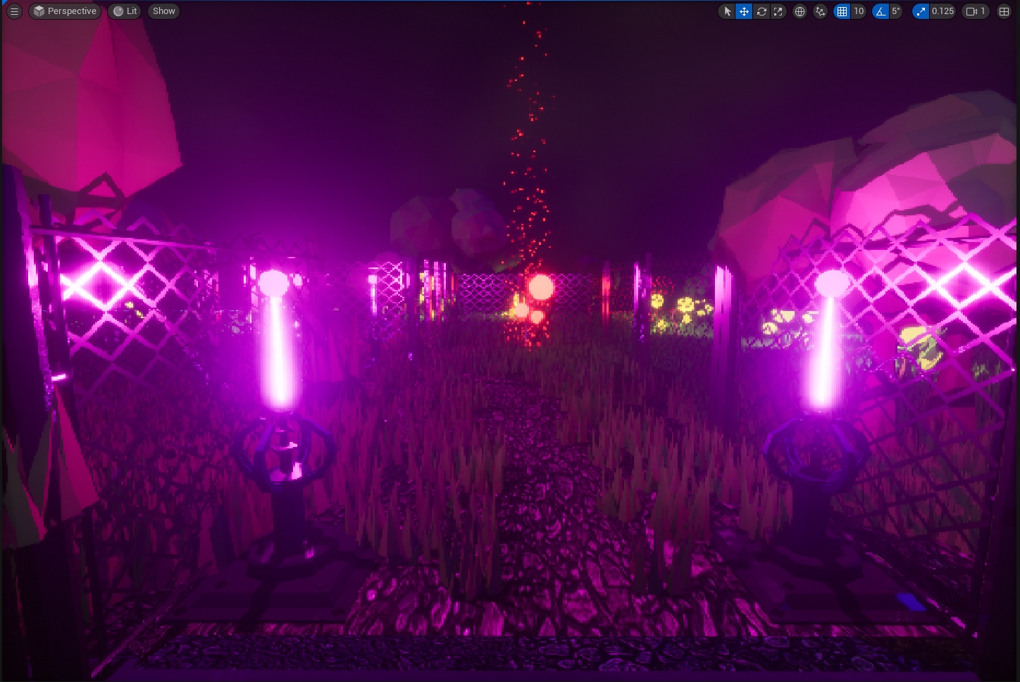 Magenta field patrol