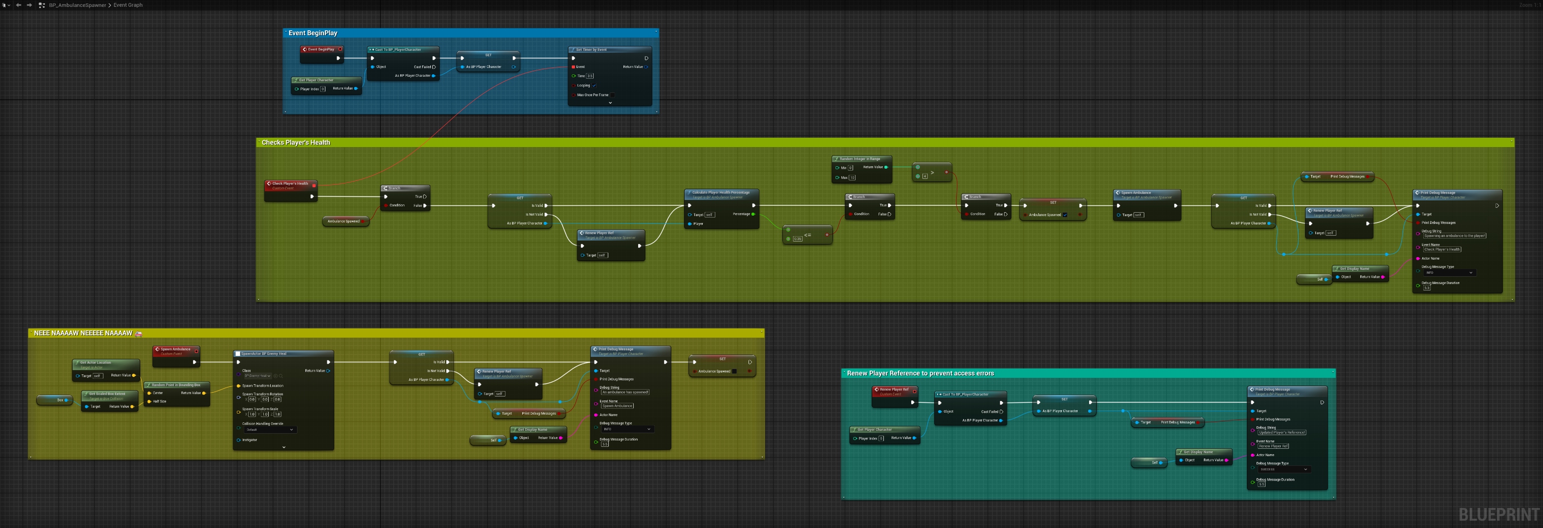 Ambulance Spawner Blueprint