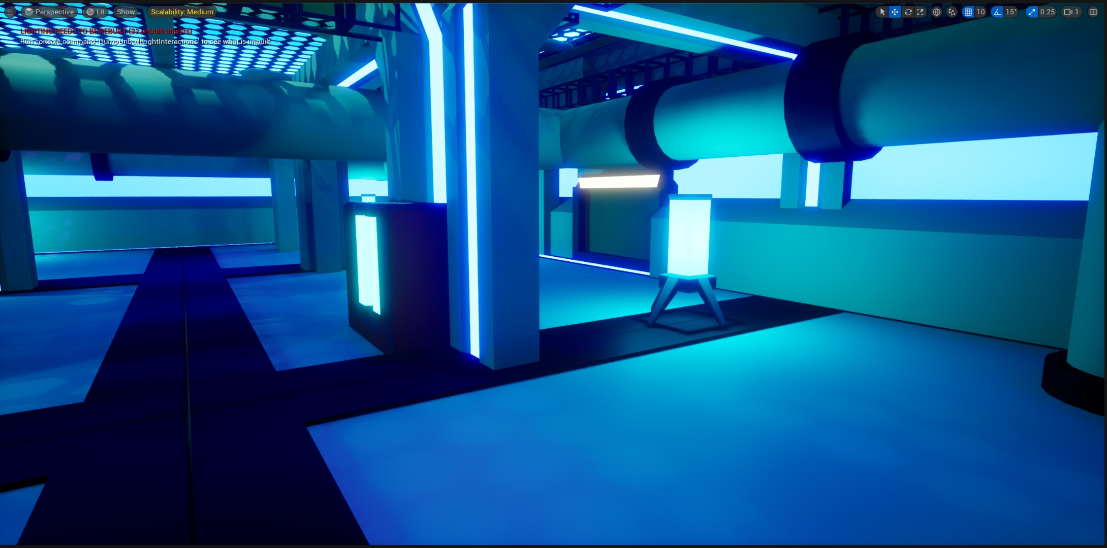 Sci-Fi corridor