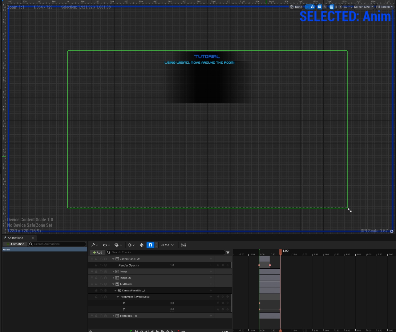 Tutorial widget