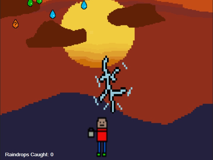 Extreme mode with lightning strike active