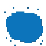 Blue splash sprite