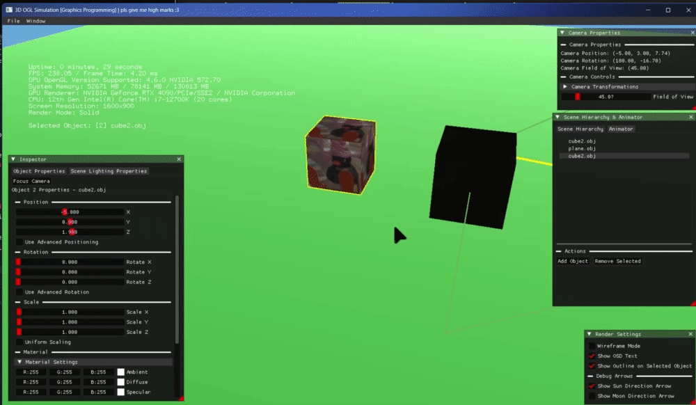 GIF early iteration Pingu cube
