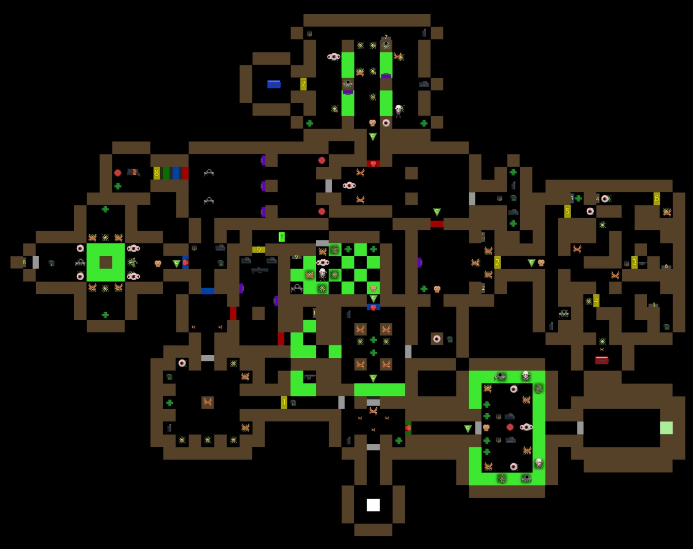 Master map all icons