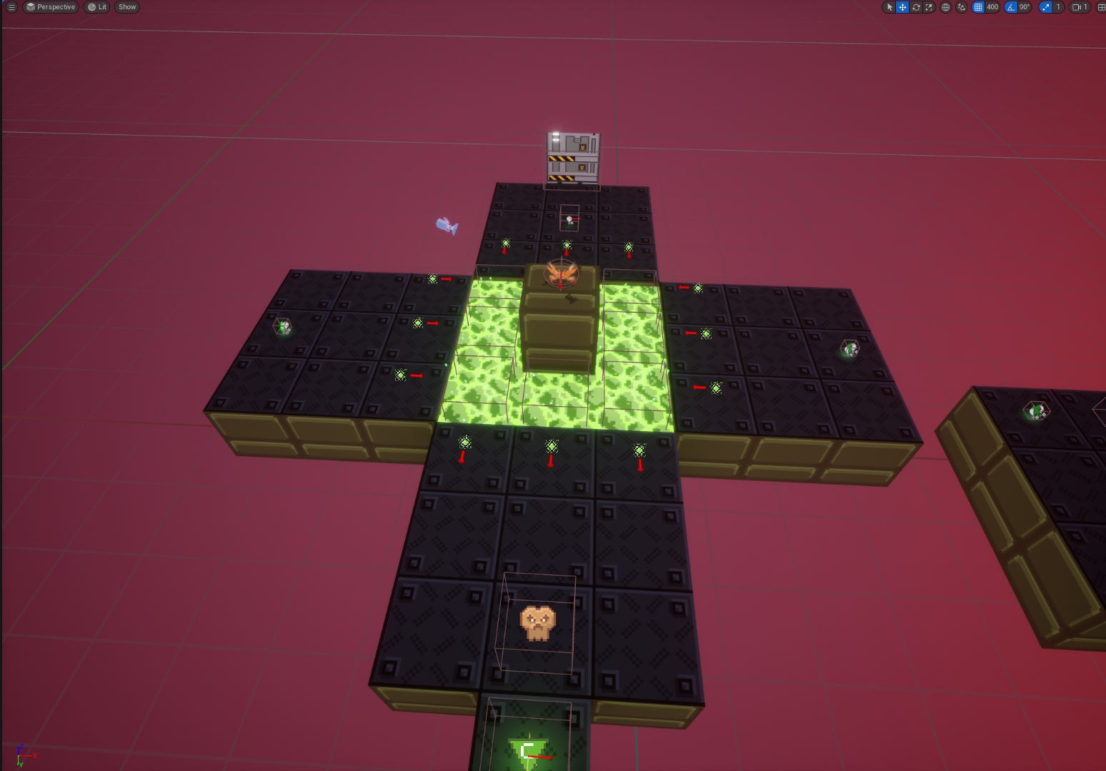 UE editor level overview