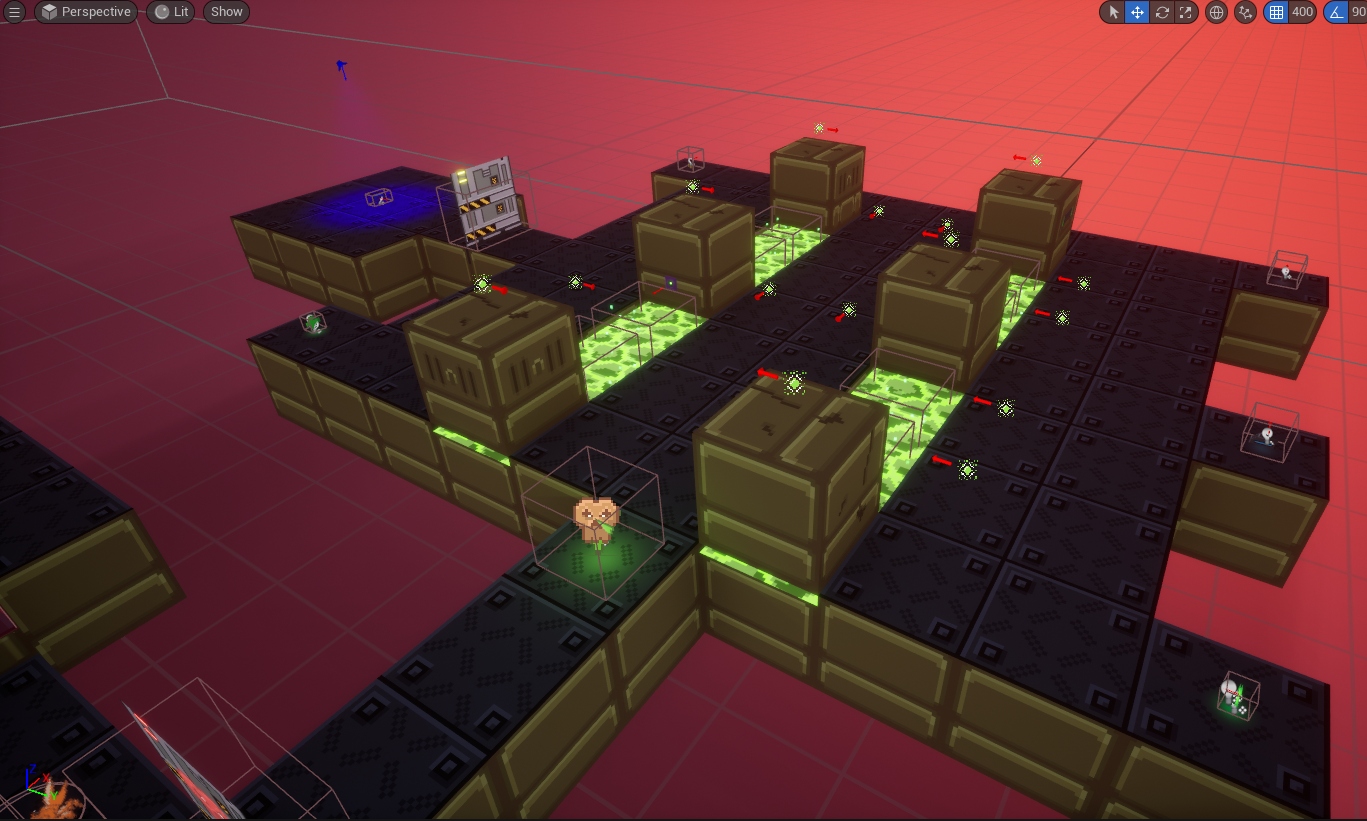 UE editor overhead boss room