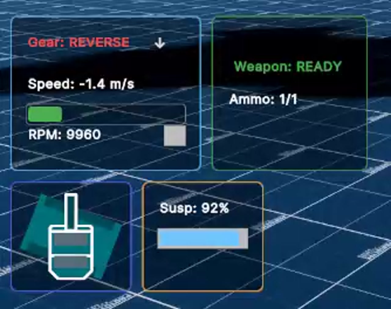 HUD high speed