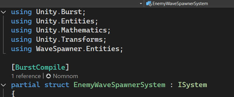 Inspector wave data configuration